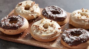 Receta de Donuts al horno saludables con Crema Proteica para Untar