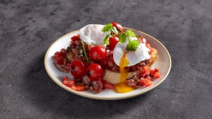 Receta de Bruschetta para el desayuno | Brunch rico en proteínas