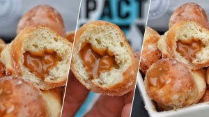 Agujeros de Donut Biscoff bajos en calorías
