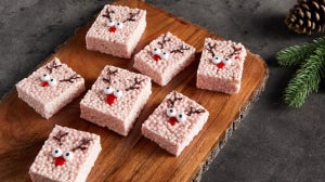 Fitwaffle’s High-Protein Reindeer Crispy Squares