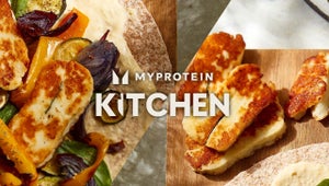 One-Tray Halloumi Wraps | Protein Plates Recipe Book