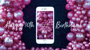 GLOSSYBOX-Wallpaper im August: GRATIS Birthday Vibes für dein Smartphone!