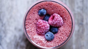 Raspberry Protein Smoothie | Perfect Post-Workout Shake