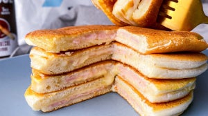 Ham & Cheese Stuffed Pancakes | Would You Try This Toastie Pancake?