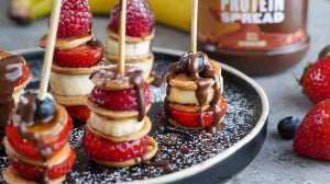 3-Ingredient Pancake Skewers