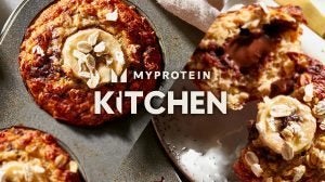 Pre-Workout Chocolate-Stuffed Banana Muffins | Protein Plates Recipe Book