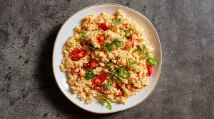 Ugnsbakad feta och couscous | Sommarens meal prep