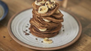 Naturally Stephanie’s Vegan Maca Protein Pancakes