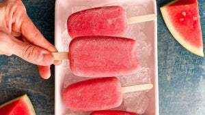 Clear Vegan Protein Watermelon Ice Lollies