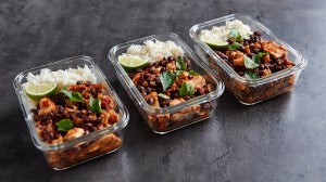 Naked Chicken Burrito Bowl Meal Prep