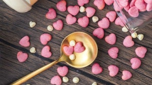 Valentino dienos receptas: širdelės formos sausainiai su gausybe baltymų