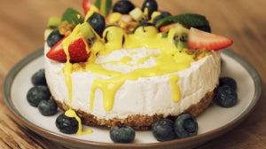 Vegan New York Cheesecake | Ovocná dávka Omega 3