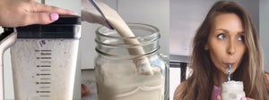Proteinový lískooříškový milkshake