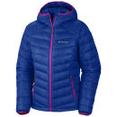 Columbia Women's Platinum 860 Turbodown Hooded Down Jacket - Blue/Pink