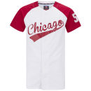 55 Soul Men's Gilroy Baseball Shirt - White/Red