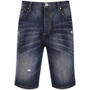 Tokyo Laundry Men's Guinea Denim Shorts - Midnight Blue