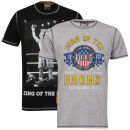 Everlast Men's 2-Pack T-Shirts - Grey Marl/Black