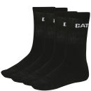 Cat Men's 3-Pack Crew Socks - Black