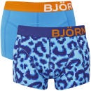 Bjorn Borg Men's Short Pixel Leopard Shorts - Blue Dep