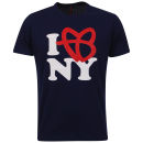 FUBU Men's 'I Love New York' T-shirt - Navy