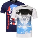Ringspun Men's Cardshark 2-Pack Graphic T-Shirt - White / Navy