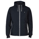 Original Penguin Men's Quilted Hooded Ratner Jacket - Navy