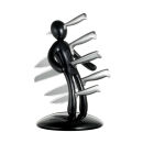 Raffaele Iannello Voodoo Knife Block With 5 Knives - Black