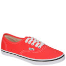 Vans Authentic Lo Pro Canvas Trainer -  Coral/ True White