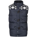 Brave Soul Men's Burnley Gilet - Navy