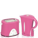 Swan Kettle and Toaster Twin Pack - Pink