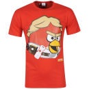Angry Birds vs Star Wars men's Luke Classic Portrait T-Shirt - Red -