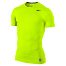 Nike Men's Core Compression Short Sleeve Top 2.0 - Volt Green