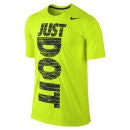 Nike Men's Legend Just Do It Camouflage T-Shirt - Volt Green