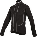 Santini Octa Water Resistant and Windproof Fuga Jacket - Black/White