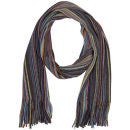 Men's Multi Striped Scarf - Blue Multi
