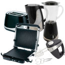 Grundig Contact Grill with 1.5L Glass Jug Blender, 1.7L Jug Kettle, 2 Slice Toaster & Hand Mixer