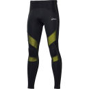 Asics Men's Leg Balance Performance Running Tights - Black/Electric Lime
