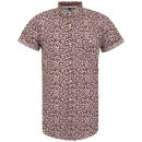 Soul Star Men's Leopard Shirt - Rust