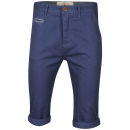 Brave Soul Men's Poland Chino Shorts - Royal Blue