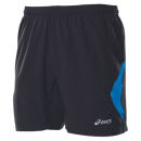 Asics Men's Pace Woven 7 Inch Performance Running Shorts - Black/Atlantic Blue 