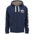 Animal Men's Farthings Zip Through Hoody - Indigo
