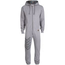 Base Camp Men's Camo Print Onesie - Grey/Camo