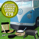VW Campervan Tent - Blue with FREE Bundle