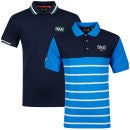 Everlast Men's 2 Pack Polo Shirt - Navy / Cobalt