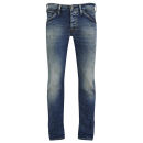 Jack & Jones Men's Glenn Fox BL 344 Tapered Fit Jeans - Mid Blue