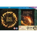 The Hobbit: Desolation of Smaug Extended Edition 3D Key of Erebor Zavvi Exclusive / The Lord of the Rings Trilogy - Theatrical Edition Slim Box