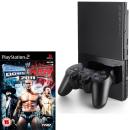 Sony Playstation 2 Slimline Console and WWE Smackdown V Raw 2011 Bundle