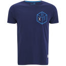 Boxfresh Men's Lamert Back Graphic T-Shirt - Mid Navy