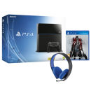Sony PlayStation 4 500GB Console - Includes Bloodborne & Silver Sony Headset