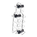 Hahn Pisa Wine Rack 10 Bottle - Chrome